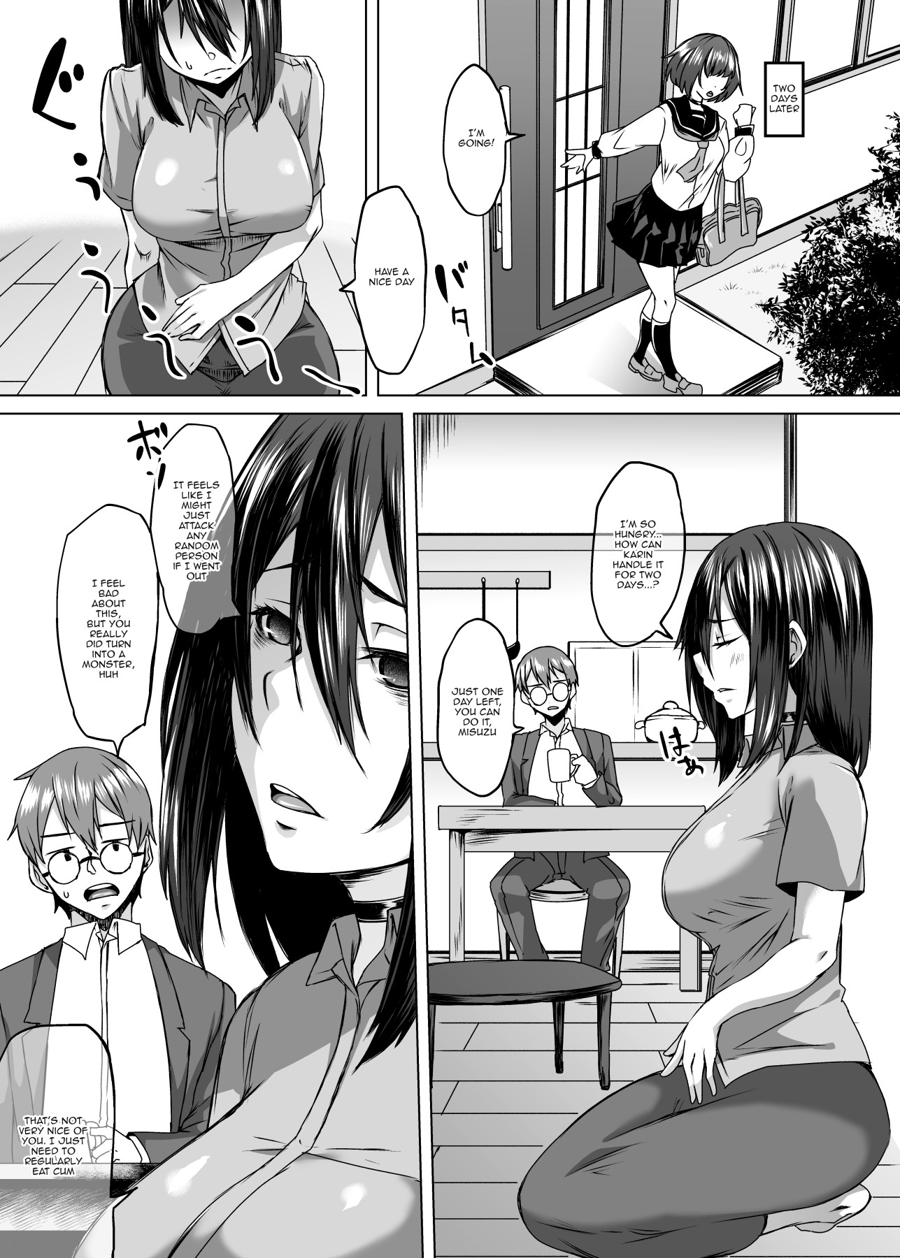 Hentai Manga Comic-At My Destination There Was a Hungry Succubus Wife-Read-4